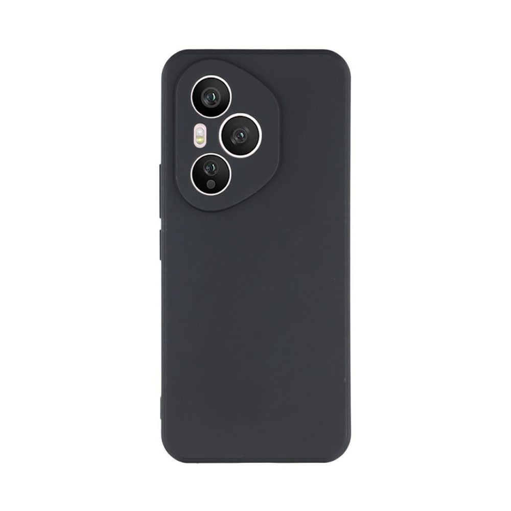 Huawei Honor 400 Pro Black Silicone Gel Case With Camera Protector