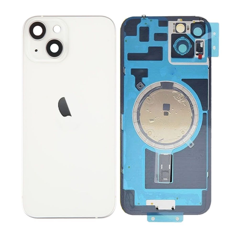 Apple Iphone 14 Plus White Back Cover With Camera Lens