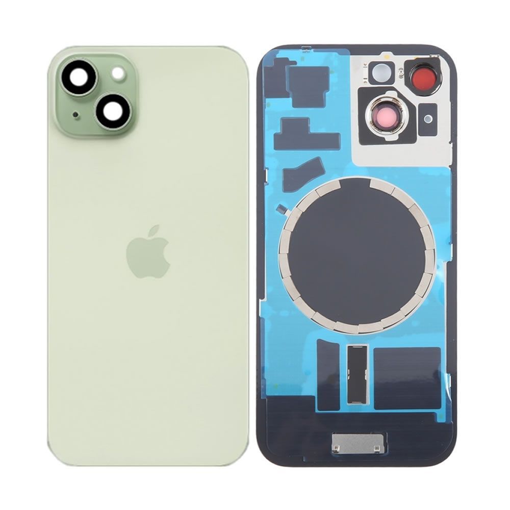 Apple Iphone 15 Green Back Cover With Camera Lens