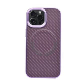 Apple Iphone 15 Pro Purple Elektro MagSafe Carbon Case