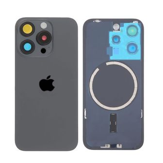 Tampa Traseira Apple Iphone 15 Pro Titânio Preto Com Lente de Câmera
