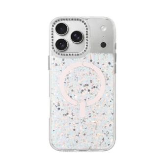 Apple iPhone 17 Pro Max Glitter MagSafe Hard Silicone Case