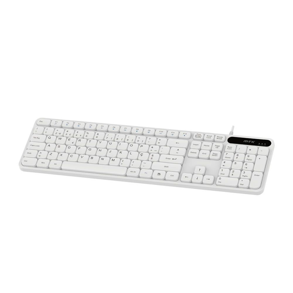 MTK TG7278 White Keyboard 105 Keys 1.5m (Portuguese)