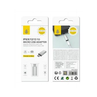 Adaptador De Lightning Para Micro USB One Plus NB1367 Prata