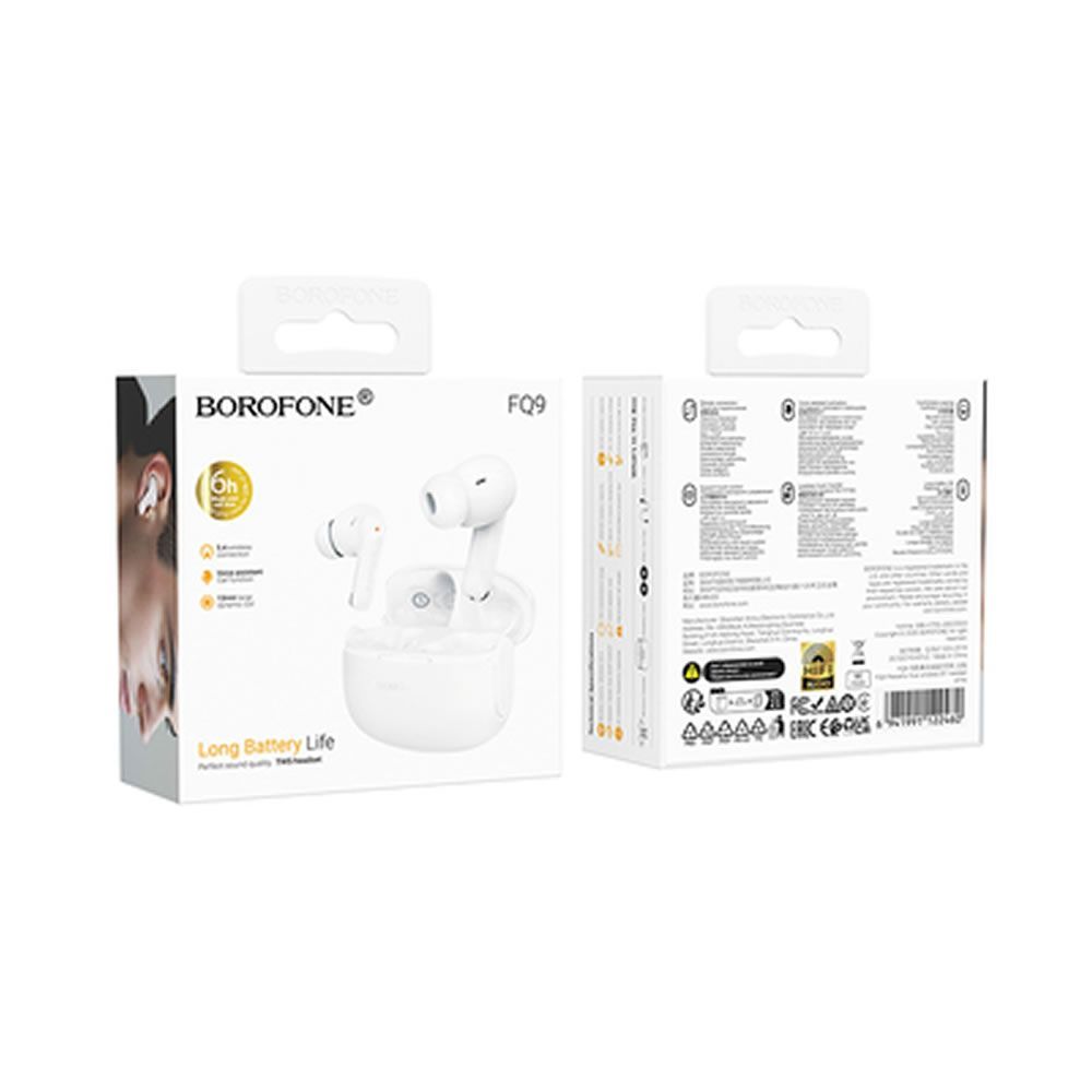 Borofone FQ9 White Bluetooth Earbuds TWS