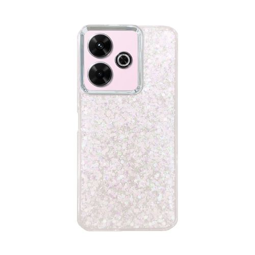 Xiaomi Redmi 13 4G Pink Glitter Hard Silicone Case