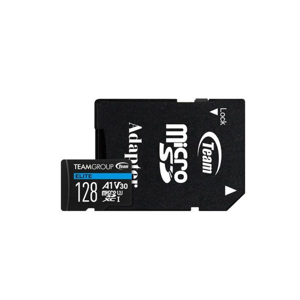 Cartão De Memória Team Group 128GB Class 10 Micro SD Com adaptador