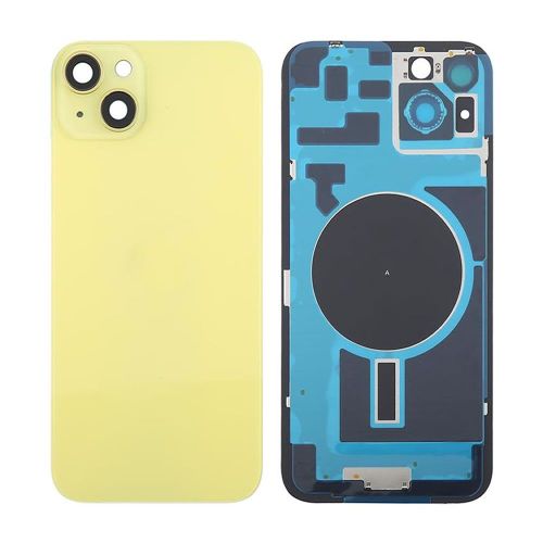 Apple Iphone 14 Plus Yellow Back Cover With Camera Lens