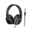 New Science A-623 Black Headphones With 3.5mm Jack Cable