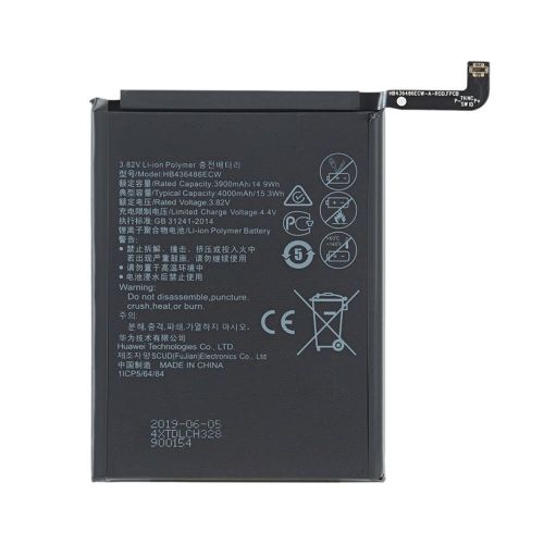 Bateria Huawei Mate 10/Mate 10 Pro/P20 Pro/Hb436486ecw 3900mah 3.82v 14.9wh