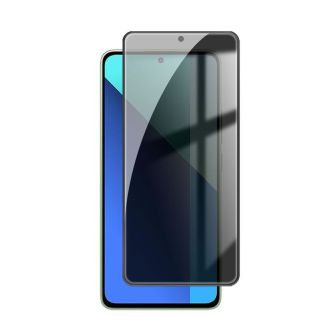 Pelicula De Vidro Anti-Spy Xiaomi Redmi Note 13/Redmi Note 13 Pro/Redmi Note 13 Pro+ 6.67" Preto Privacy