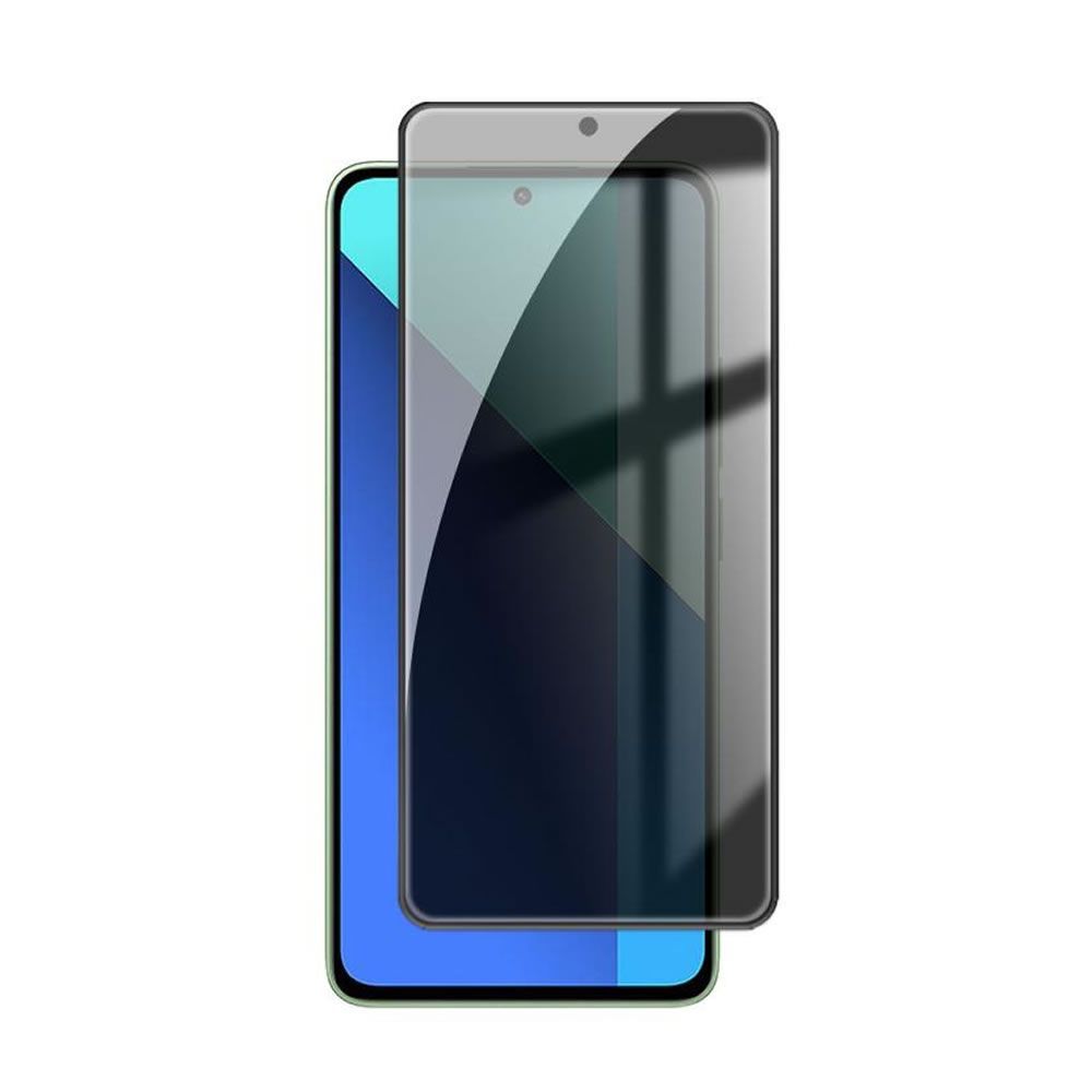 Pelicula De Vidro Anti-Spy Xiaomi Redmi Note 13/Redmi Note 13 Pro/Redmi Note 13 Pro+ 6.67" Preto Privacy