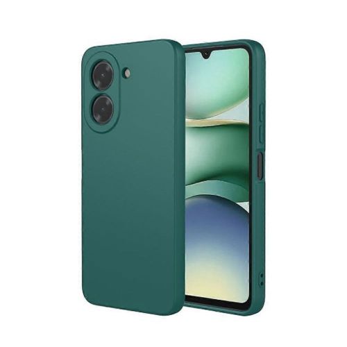 Capa Silicone Xiaomi Redmi A5 Verde Com Protetor De Câmera