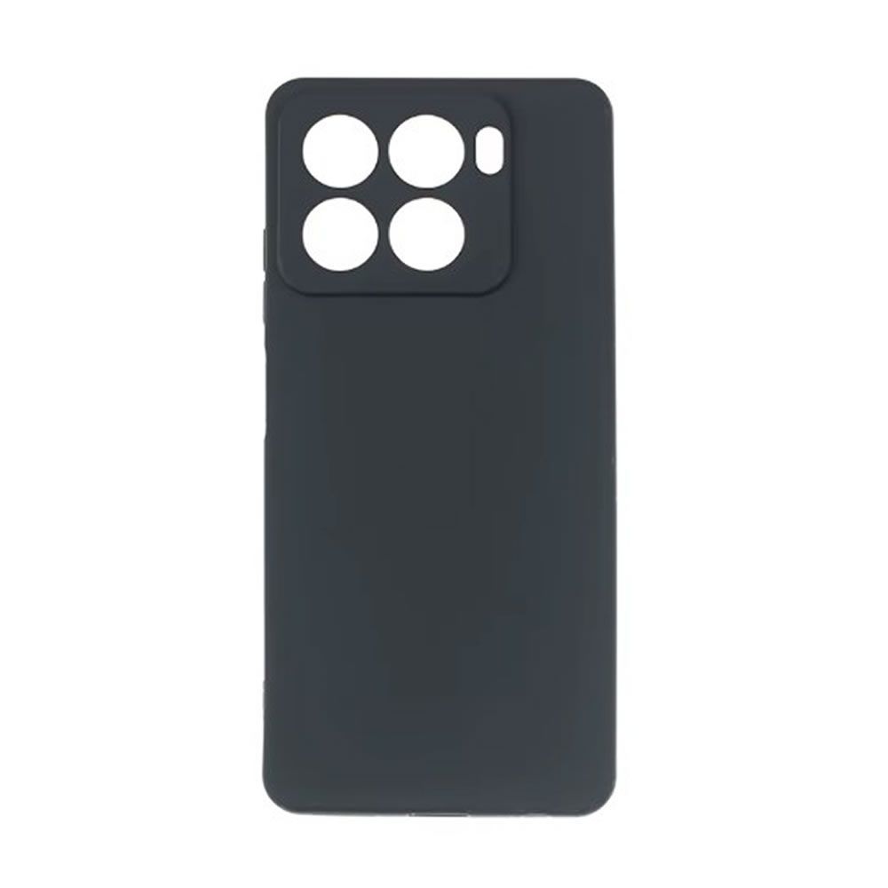 ZTE Blade A56 Black Silicone Case With Camera Protector