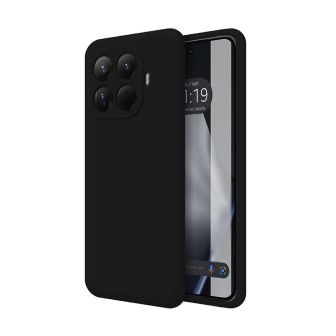 Capa Silicone Gel Xiaomi 15T Pro Preto Com Protetor De Câmera