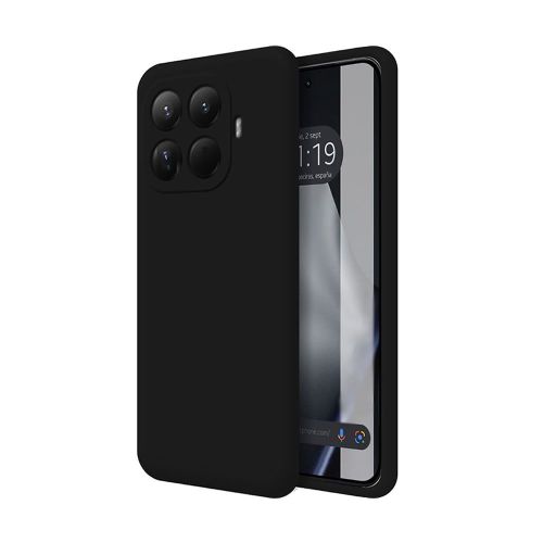 Capa Silicone Gel Xiaomi 15T Pro Preto Com Protetor De Câmera