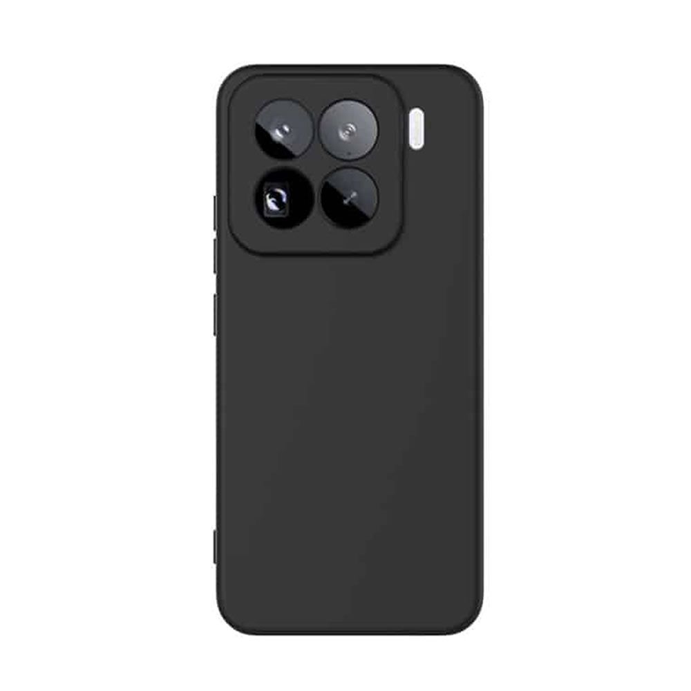 Capa Silicone Gel Xiaomi 15T Pro Preto Com Protetor De Câmera