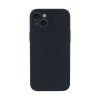 Apple Iphone 15 Black Silicone Gel Case With Camera Protector