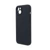 Apple Iphone 15 Black Silicone Gel Case With Camera Protector