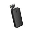 Power Bank Borofone BJ84A Preto 20000mAh Com Cabo USB-A/USB-C/Micro USB E Lightning
