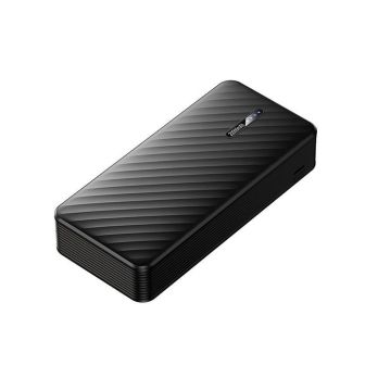 Borofone BJ84A Black 20000mAh Power Bank With Cable USB-A/USB-C/Micro USB And Lightning