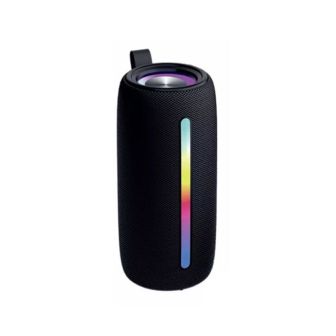 Coluna Bluetooth Denver BTL-360B Preto Com Luz LED