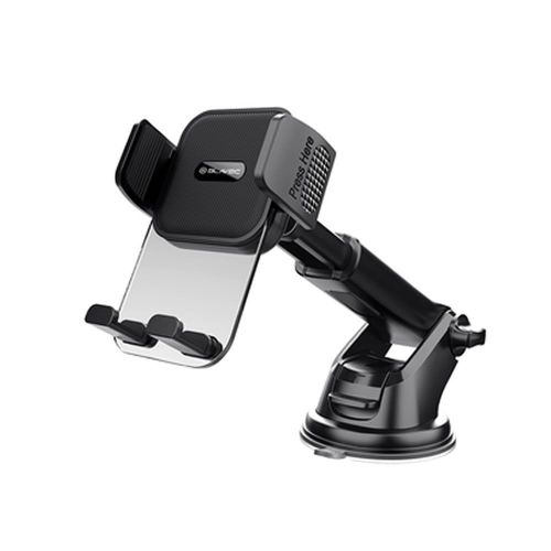 Blavec BH-07 Black Car Phone Holder With 360° Rotation For Windshield/Dashboard