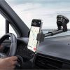 Blavec BH-07 Black Car Phone Holder With 360° Rotation For Windshield/Dashboard