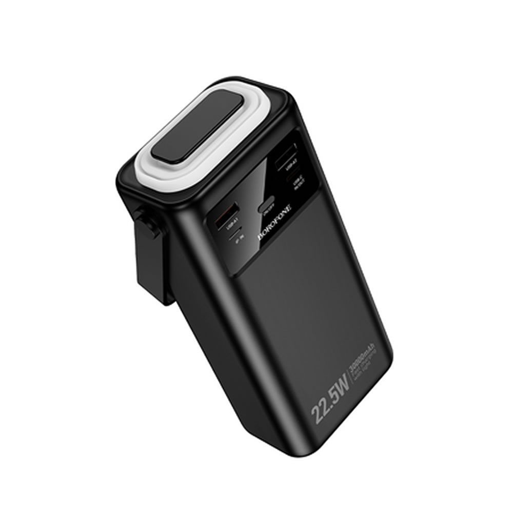 Borofone BJ65A Black Power Bank 50000mAh 22.5W 3.0A 3 Inputs And 6 Outputs