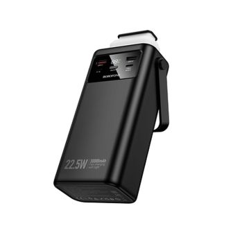 Power Bank Borofone BJ65A Preto 50000mAh 22.5W 3.0A 3 Inputs E 6 Outputs
