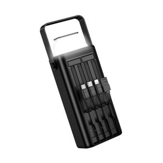 Borofone BJ65A Black Power Bank 50000mAh 22.5W 3.0A 3 Inputs And 6 Outputs