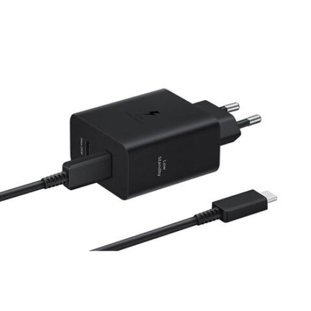Carregador Samsung EP-T5020 Preto 240V 50W USB Tipo-C Para Tipo-C
