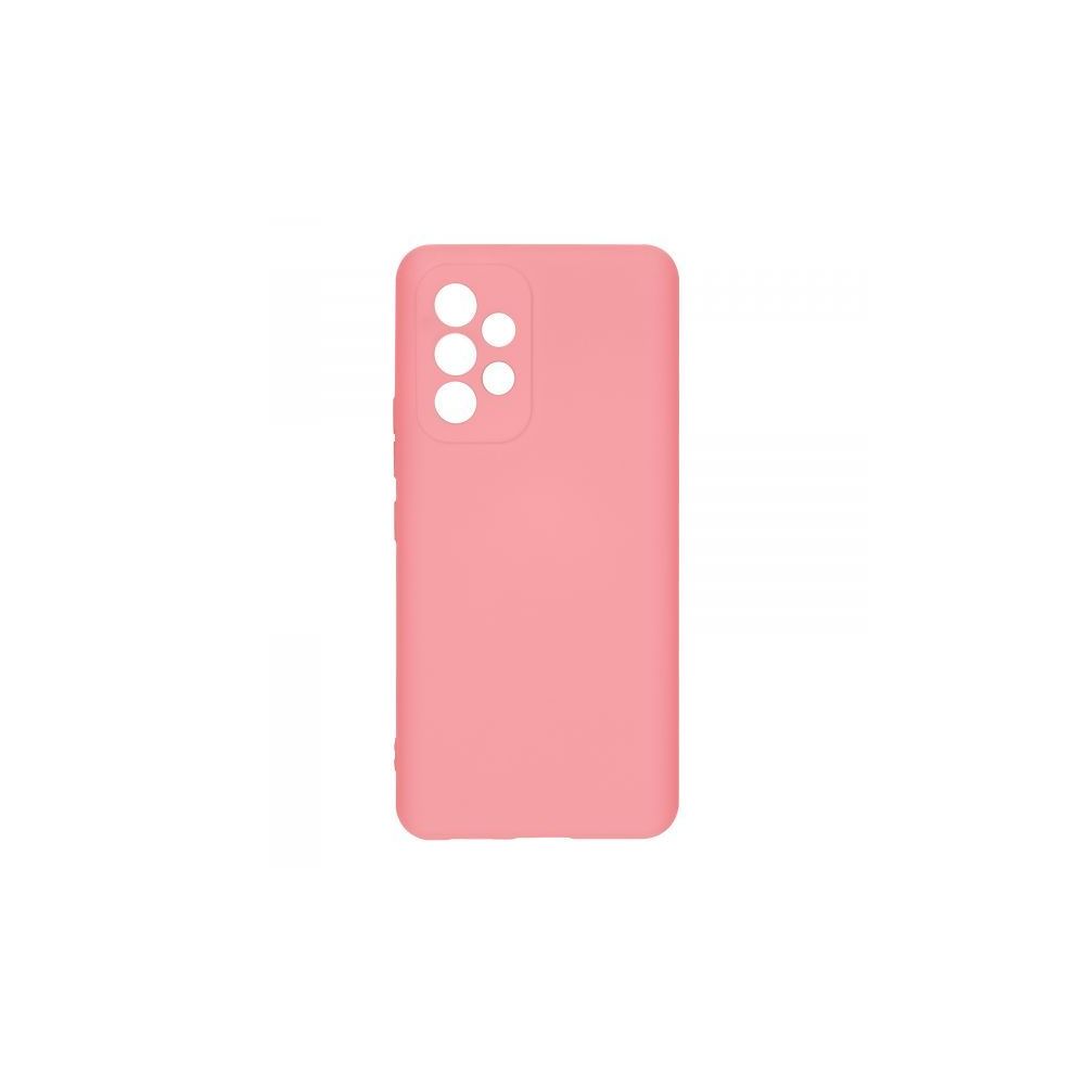 Capa Silicone Gel Samsung Galaxy A33 5G Rosa Clara Com Protetor De Câmera Robusta