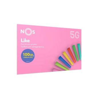 Cartão sim nos like 75gb+25gb de internet e 500min/sms/mes
