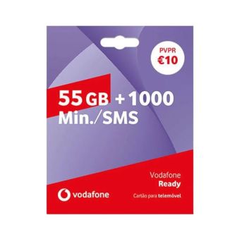 Vodafone Ready SIM Card 25GB Of Internet And 1000min./Sms/Month Valid For The First 4 Weeks