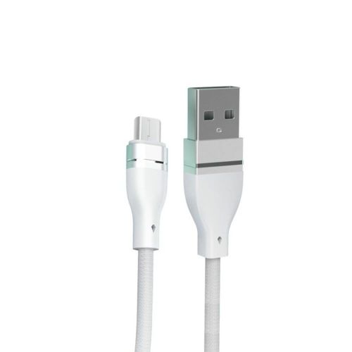 Cabo De Dados New Science U-12 Branco 3A 1M Para Micro USB