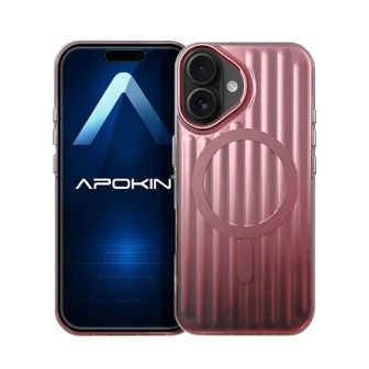 Capa Silicone Apple Iphone 17 Magsafe Metalizada