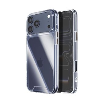Capa Silicone Dura Anti-choque Apple iPhone 17 Pro Transparente