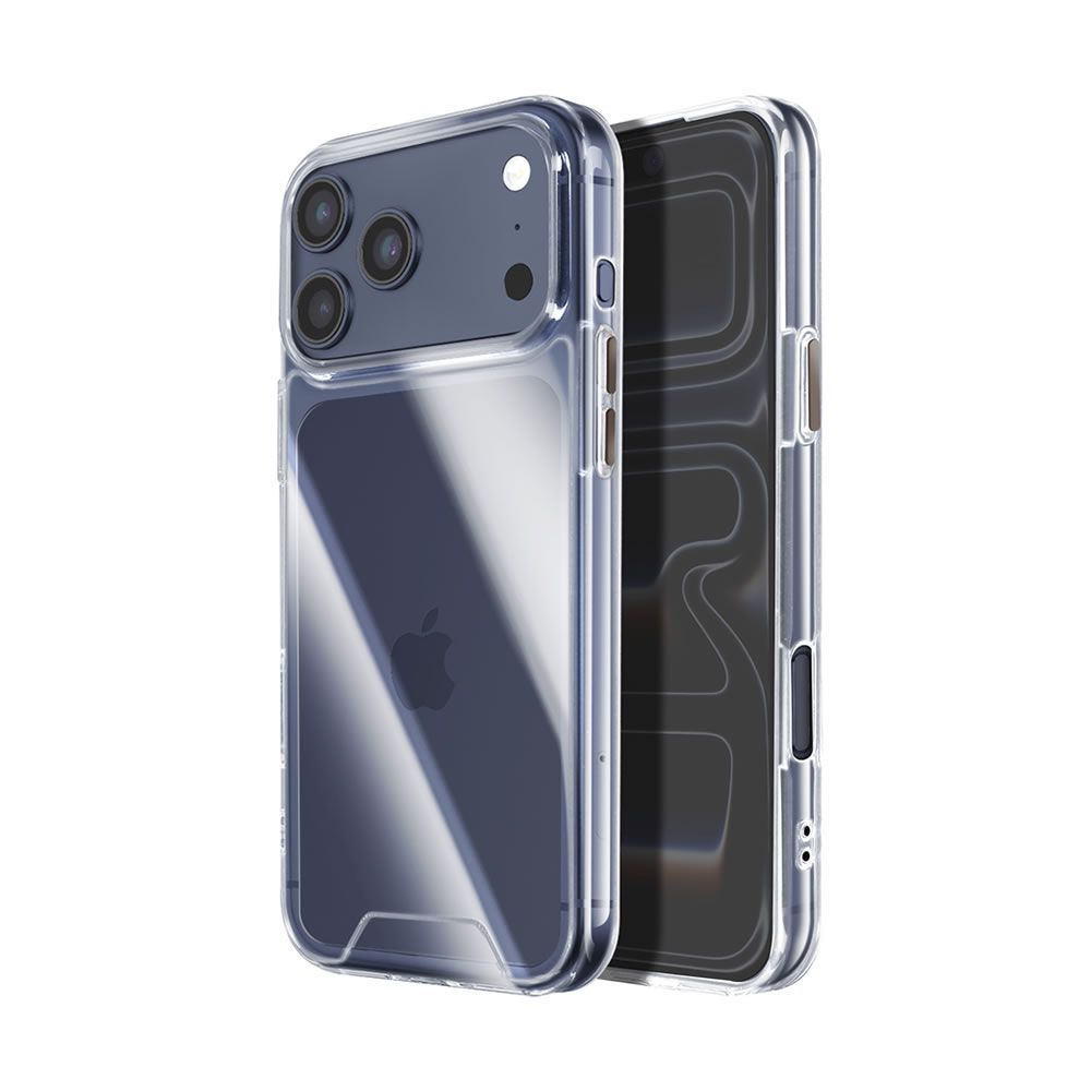 Apple iPhone 17 Pro Transparent Anti-Shock Hard Silicone Case