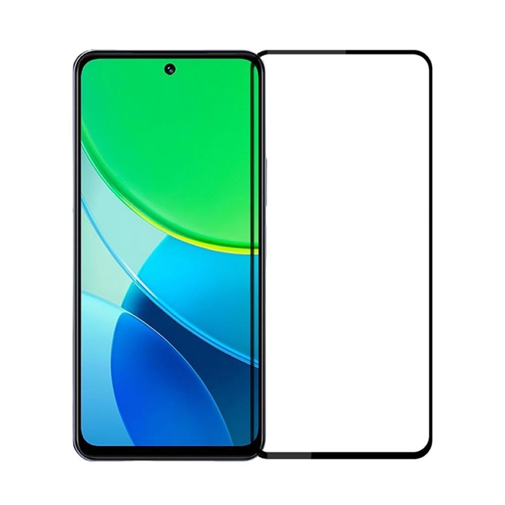 Vivo Y19S 6.74" Black 5D Full Glass Screen Protector