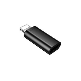 Borofone BV26A Black USB-C To Lightning Adapter