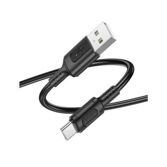 Cabo De Dados USB Tipo C Borofone BX111 Preto 3.0A 1m