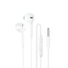 Borofone BM100 White Headphones 1.2m 3.5mm With Microphone