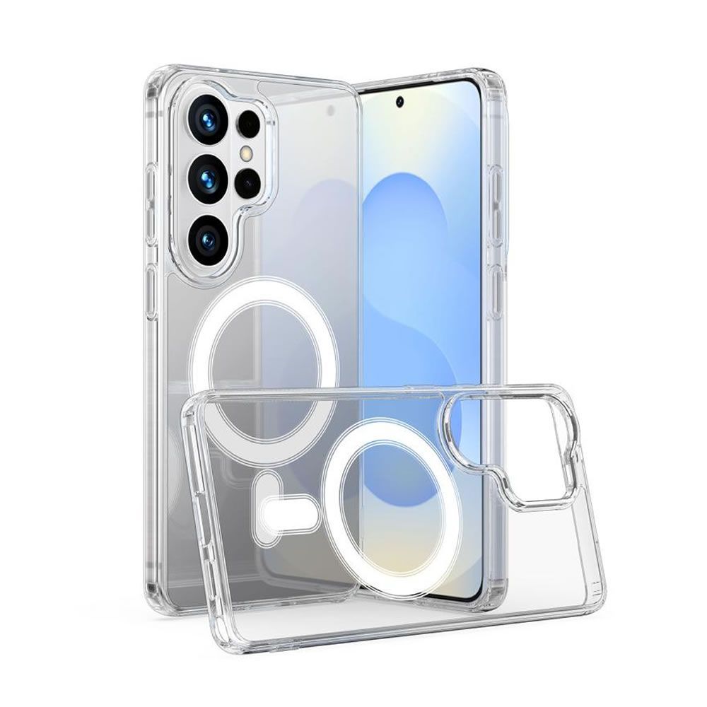 Capa Silicone Samsung Galaxy S26 Ultra Transparente MagSafe