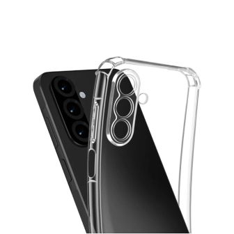 Samsung Galaxy S26 Transparent Anti-Shock Silicone Case With Camera Protector