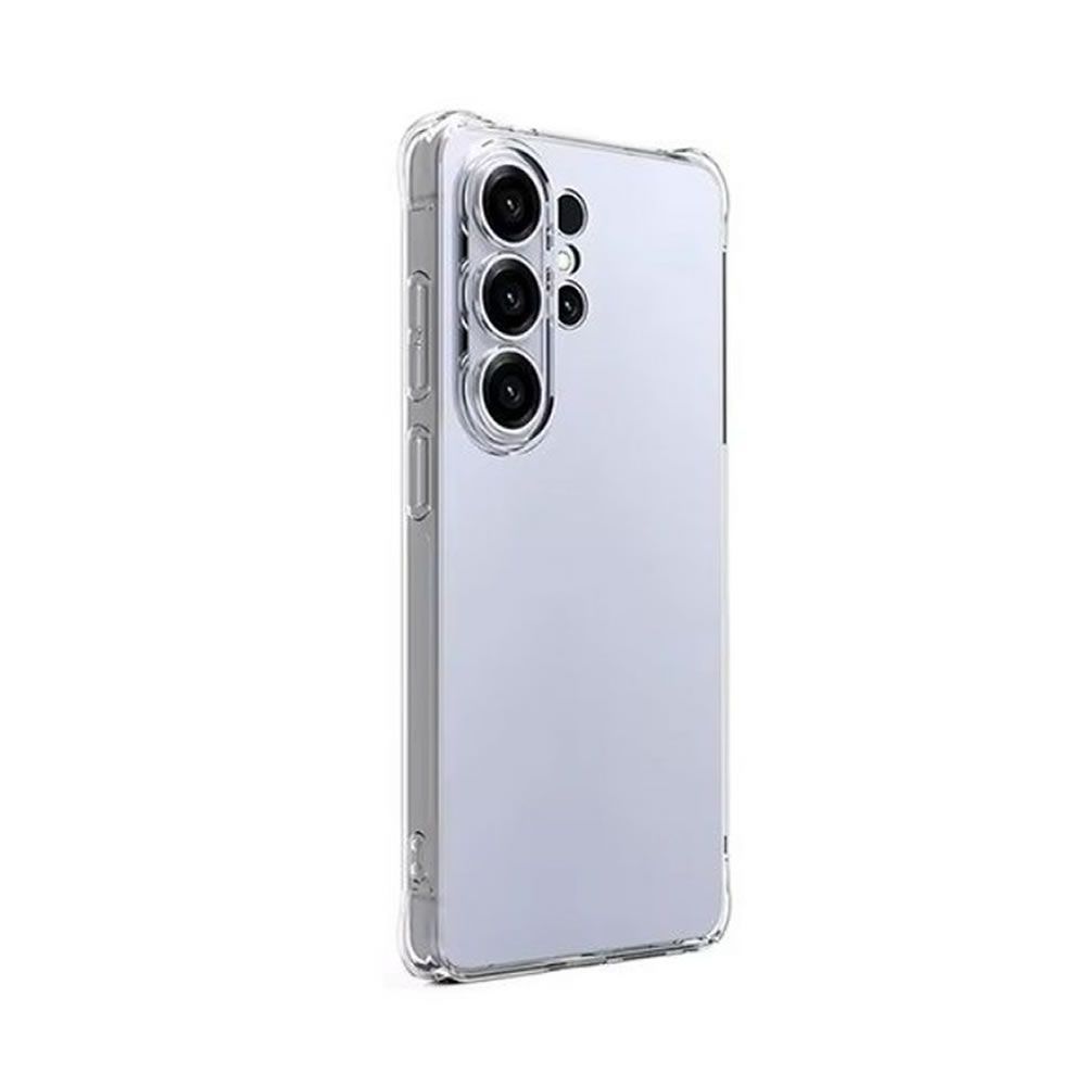 Samsung Galaxy S26 Ultra Transparent Anti-Shock Silicone Case With Camera Protector