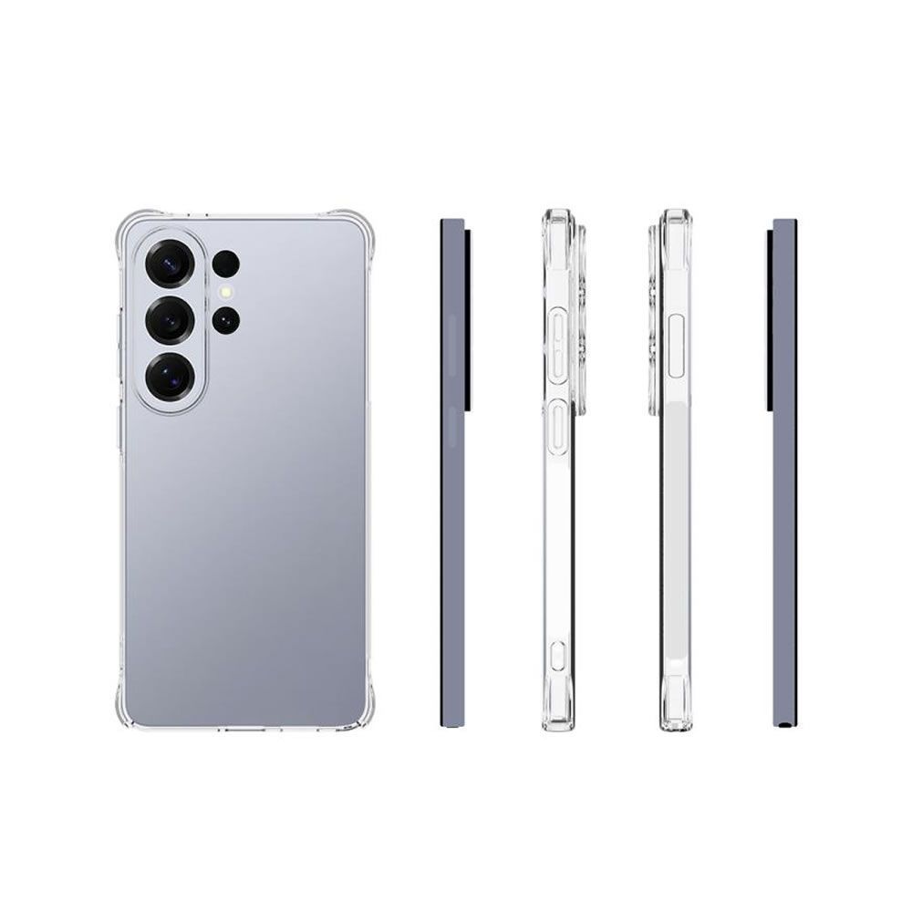 Samsung Galaxy S26 Ultra Transparent Anti-Shock Silicone Case With Camera Protector