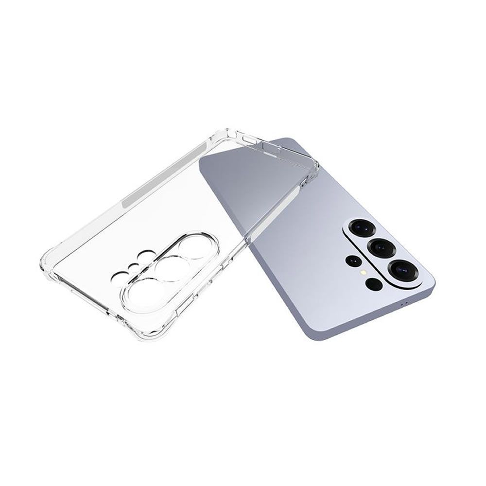 Samsung Galaxy S26 Ultra Transparent Anti-Shock Silicone Case With Camera Protector