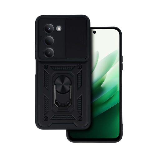 Xiaomi Redmi 15 TPU Case With Finger Ring Camera Protector And Sliding Window