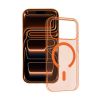 Apple Iphone 17 Pro Max Orange MagSafe Hard Silicone Case